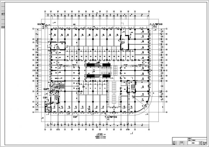 4层多层商业超市商铺建筑设计施工图_图1