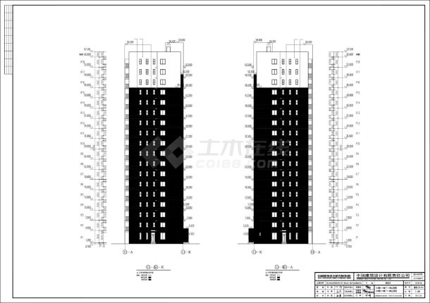 某城市大型安置房相施工图-图一