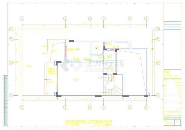 广东某别墅室内设计负一层施工图CAD-图一