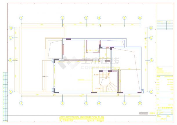 广东某别墅室内设计负一层施工图CAD-图二
