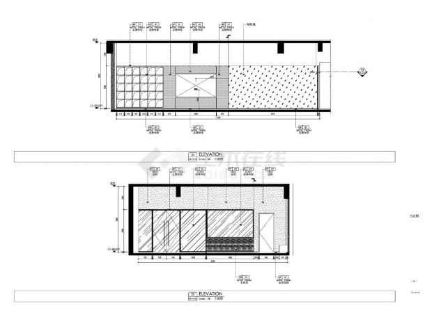 办公室立面图十二层 02CAD-图二