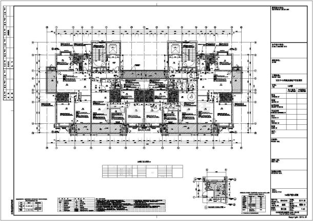 20层高层住宅建筑设计施工图-图一