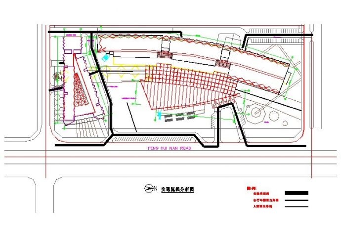湘潭市某1万平米5层框架办公室酒店全套建筑设计CAD图纸_图1