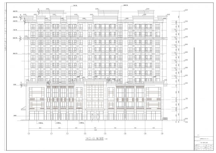 恒盛豪廷11层高层住宅建筑设计施工图_图1