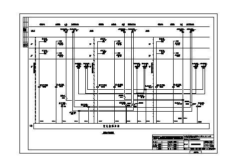 A345电气竖向配电干线系统图-图一