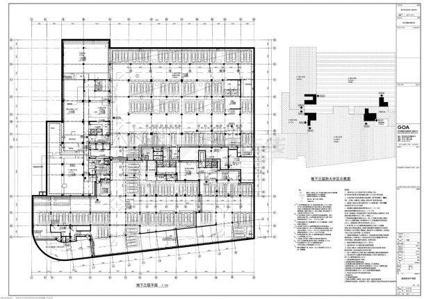 临平大东安社区B-10地块项目，E-22-03基础接地平面图CAD图.dwg-图一