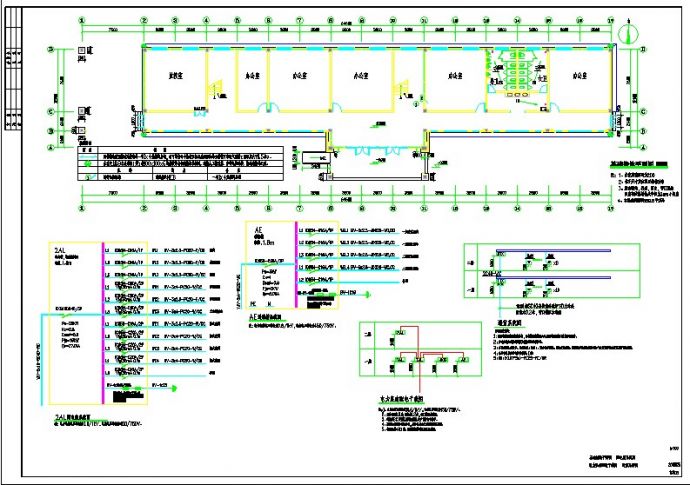 洪桥农贸市场电气图设计低版本_图1