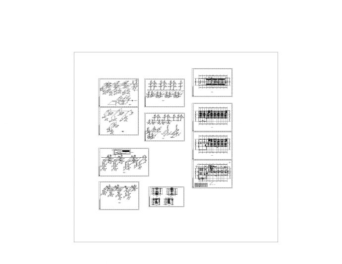 某工厂厂前区宿舍楼建筑给排水图_图1