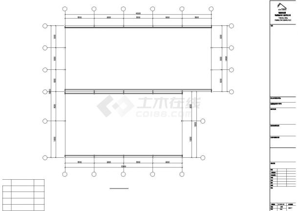 某最大跨度24米轻型门式钢屋架结构厂房设计cad详细结构施工图（含设计说明，含2套设计）-图二