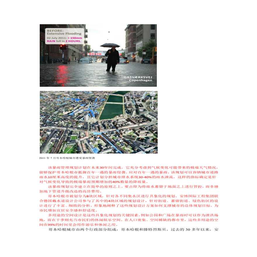 2.戴水道海绵城市设计案例--哥本哈根最新防洪排涝规划.pdf-图二