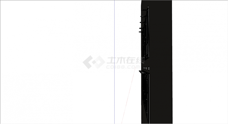 多种紧急出道门构件五金su模型-图一