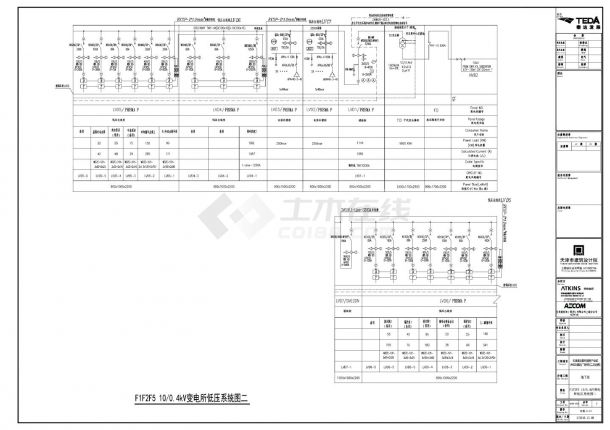 天津泰达现代服务产业区 (MSD)泰达广场F区(二次出图)地下室低压系统CAD图.dwg-图二