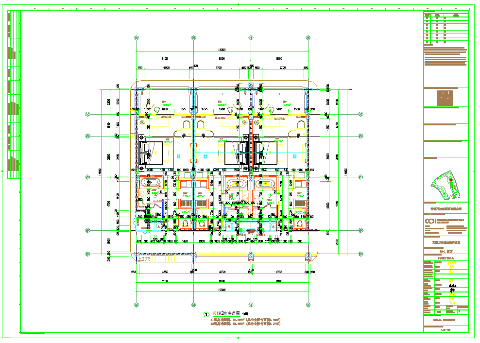 某地无锡万达文旅城施工图六星级建筑详图CAD图纸