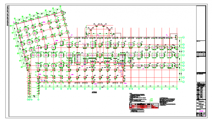 某地无锡万达文旅城施工图结构CAD图纸_图1