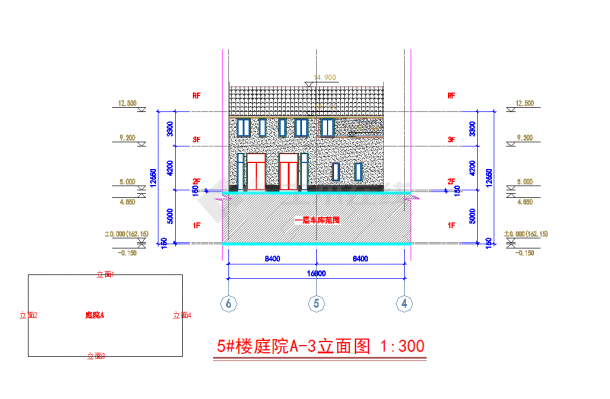 浙江北山旅游度假小镇民宿建筑施工图CAD图纸-图一