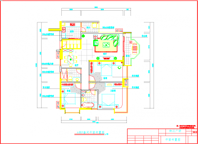 某地独立小型别墅全套施工图CAD图纸_图1