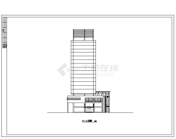 某国际酒店平立面方案设计-图二