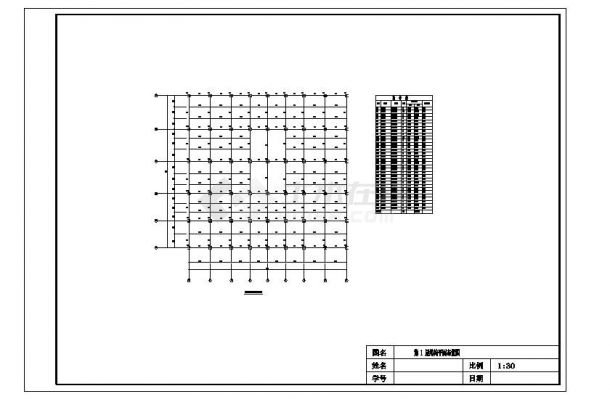 雅居乐多高层钢结构住宅CAD设计图-图二