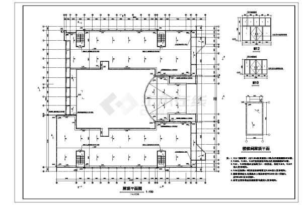 教学楼全套建筑施工图-图一