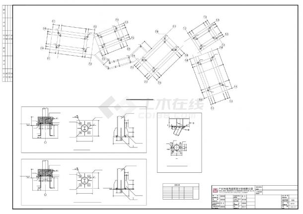 某某建筑p3结构施工图CAD图-图二