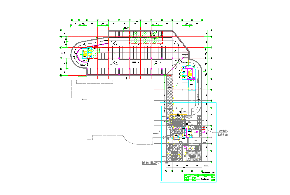 某地医技综合楼直线加速器机房改造工程给排水CAD图纸