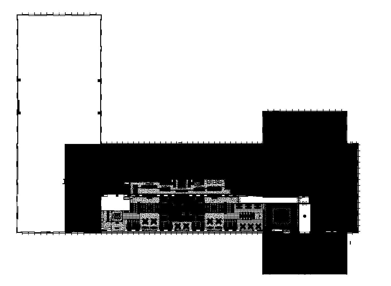 民宿餐厅平面综合布置图