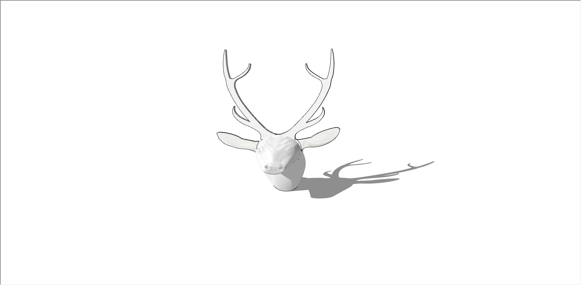 鹿头|插画|商业插画|猫儿尾巴 - 原创作品 - 站酷 (ZCOOL)