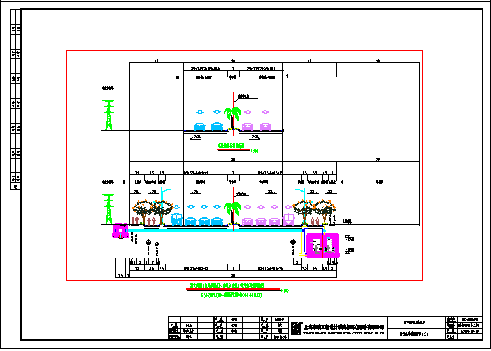 海文南路排水工程-管线标准横断面图_图1