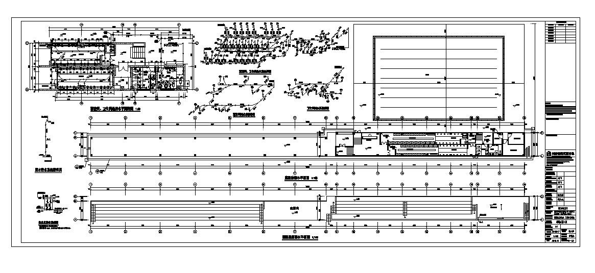 学校泳池看台给排水施工图（2018年出图）