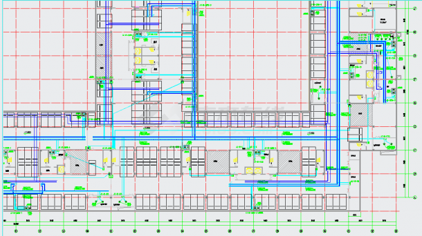 某地北京某科研园区电气施工图地下车库CAD图纸-图一