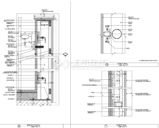 某某建筑主楼梯及平台平面图CAD图-图一