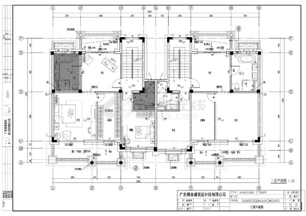 某地现代化别墅建筑施工图纸-图一