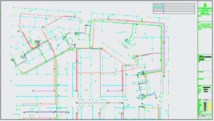 某地湖南高层住宅小区电气地下室施工图CAD图纸_图1