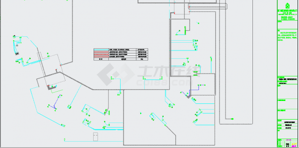 某地湖南高层住宅小区电气地下室施工图CAD图纸-图二