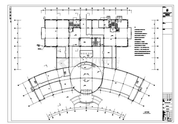 某酒店电气全套酒店CAD施工图-图二