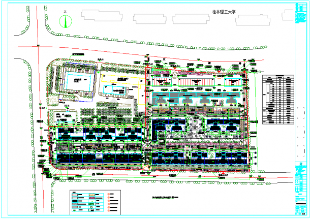 广西高层住宅地下室建筑施工图CAD图纸-图一
