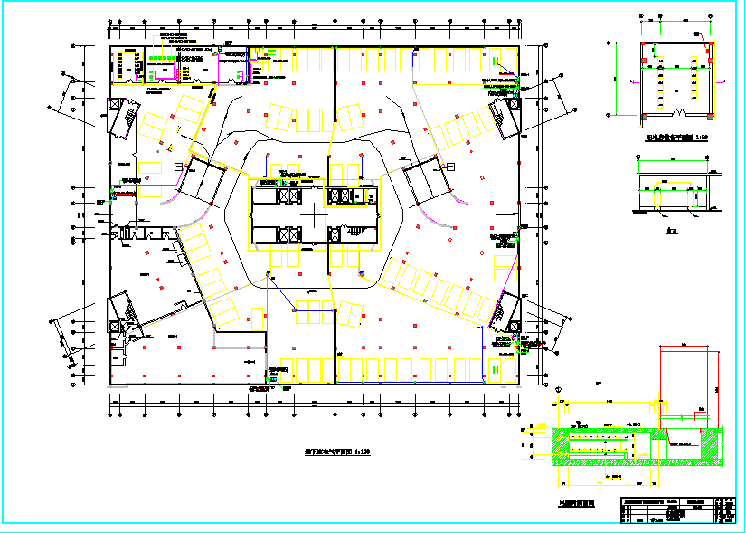 某地医院综合楼电气设计CAD图纸