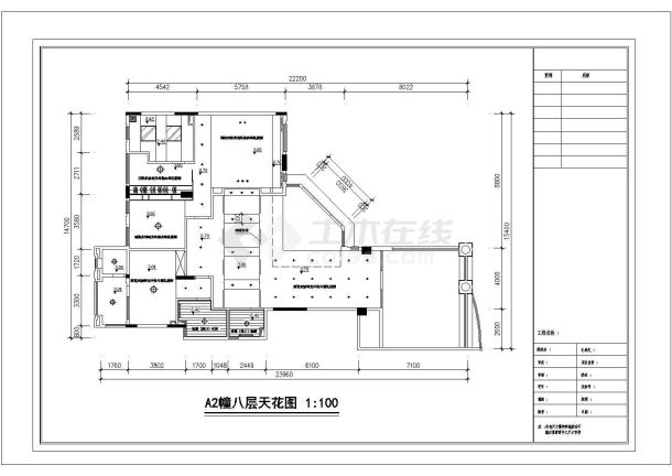 广州顶级别墅复式施工图纸-图一