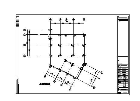 高层框架剪力墙住宅A71号车库-叠拼区域(二标段)结构施工图-图二