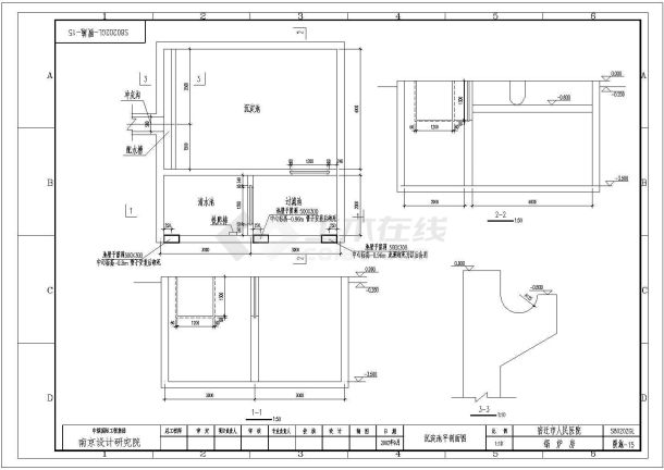 某锅炉房施工CAD详细构造完整设计图纸-图一