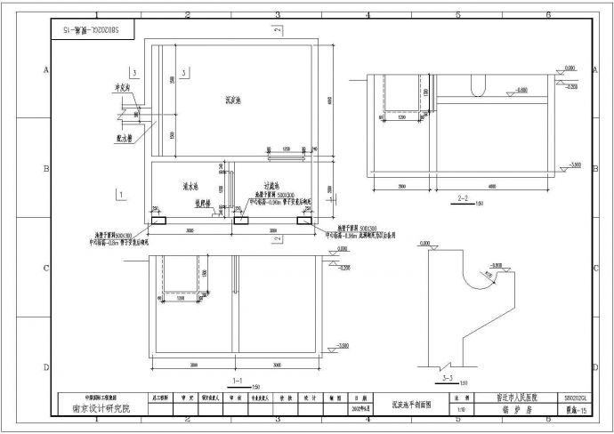某锅炉房施工CAD详细构造完整设计图纸_图1