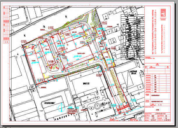 上海南翔精准医学产业园改造项目一期工程设计cad全套建筑施工图（含设计说明，含多栋办公楼及门卫等设计）-图一