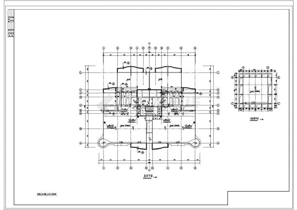 某地上十八层剪力墙结构住宅楼设计cad全套建筑施工图（标注详细）-图二