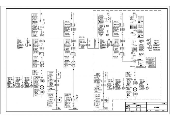 某大型热电站电气设计cad详细施工图（甲级院设计）_图1