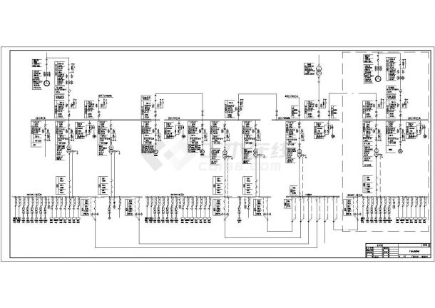 某大型热电站电气设计cad详细施工图（甲级院设计）-图二