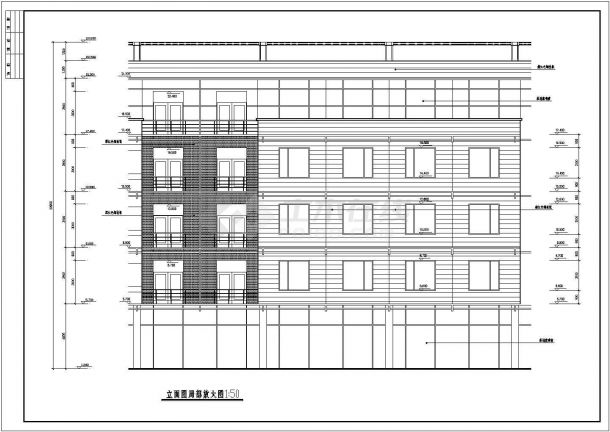某高层大型办公式酒店设计cad全套建筑施工图（甲级院设计）-图一