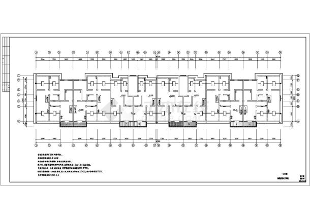 某六层带阁楼层砖混结构住宅楼配电设计cad全套电气施工图（含设计说明，含弱电设计）-图二