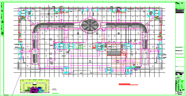 某地区大型商业综合体电气F3层施工CAD图纸-图一
