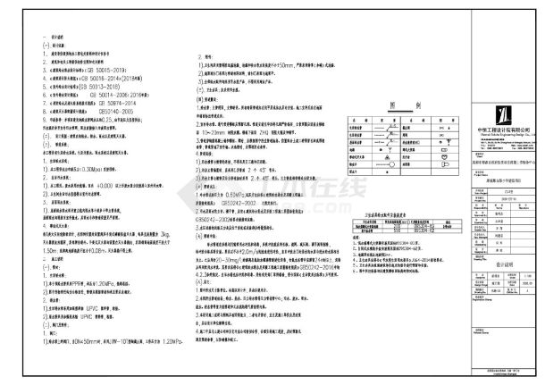 犀方小学门卫室给排水CAD图.dwg-图一