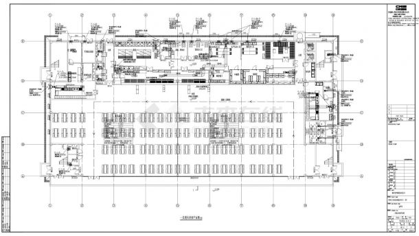 滁州动力电池基地建设项目（一期）T1045CB-19-N-1号食堂CAD图.dwg-图一